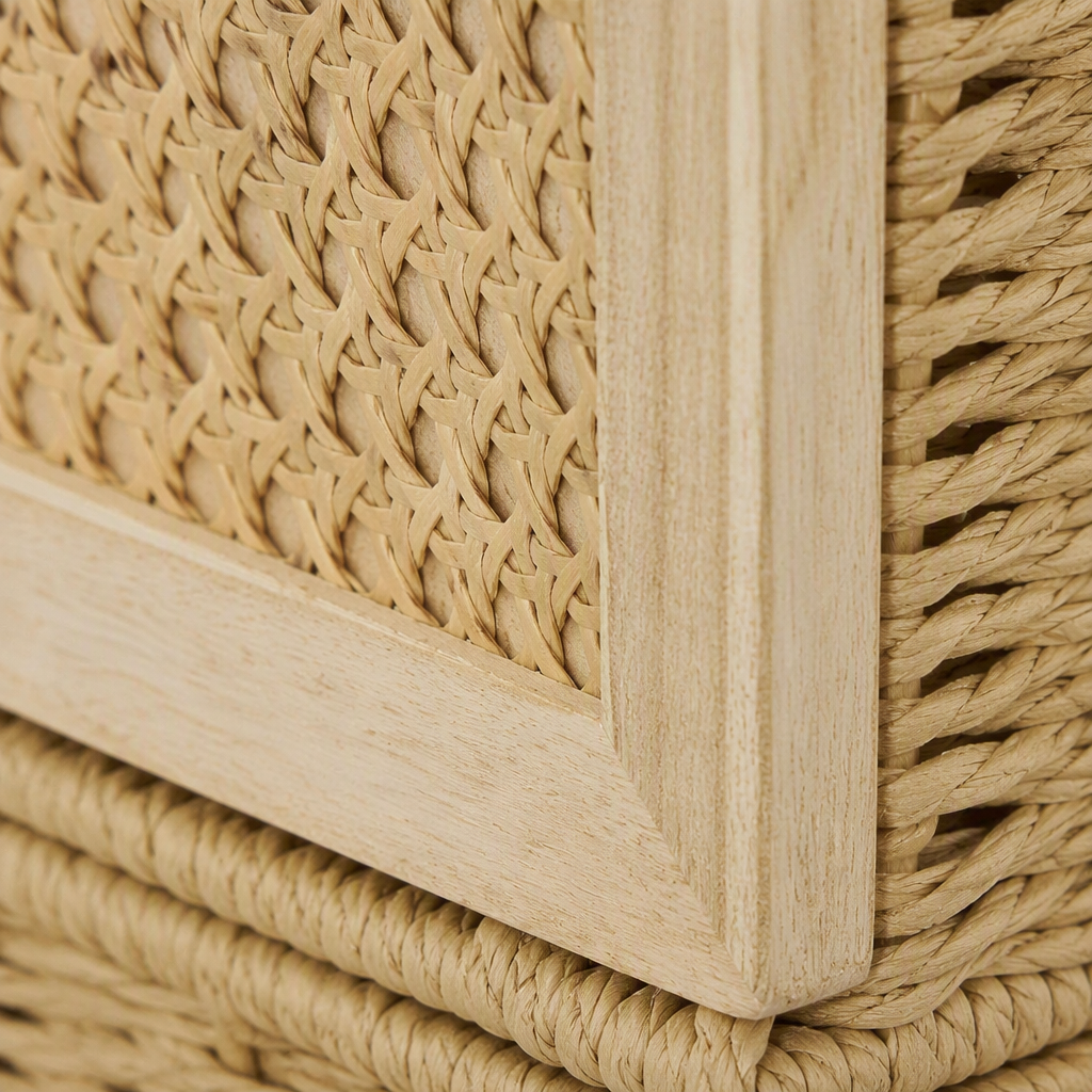 Rattan Art Deco Storage Basket lifestyle image 3