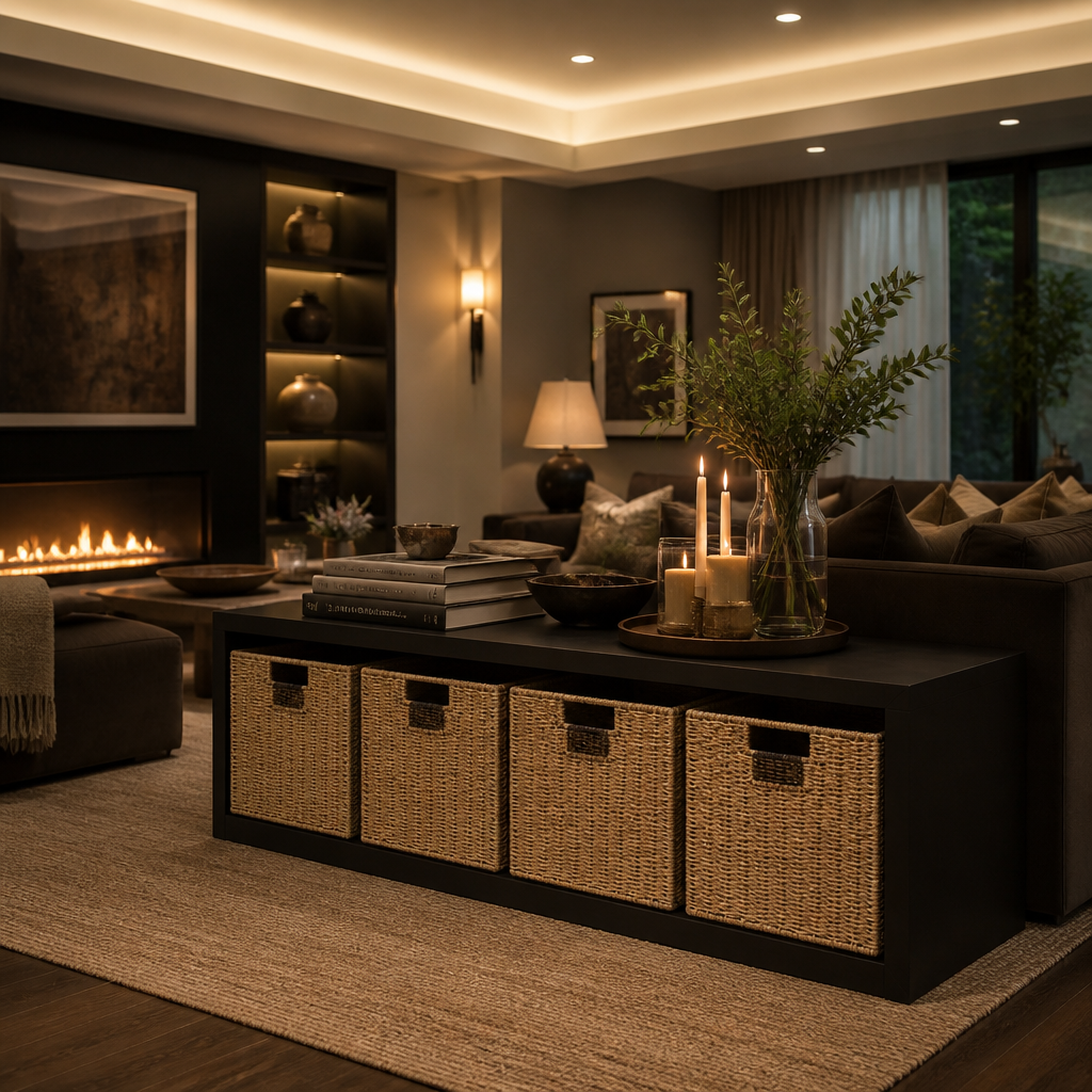 Rattan Storage Basket — lifestyle image 2