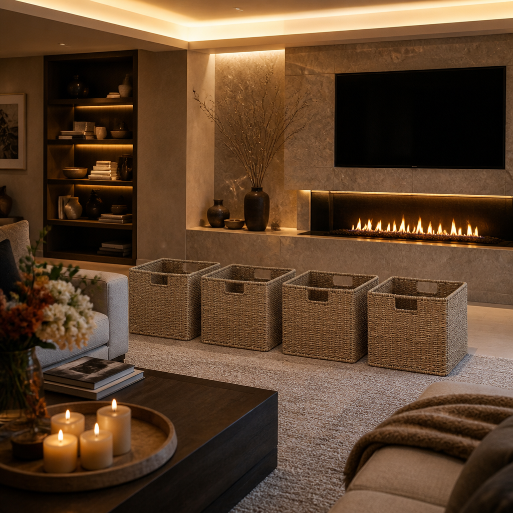 Rattan Storage Basket — lifestyle image 5
