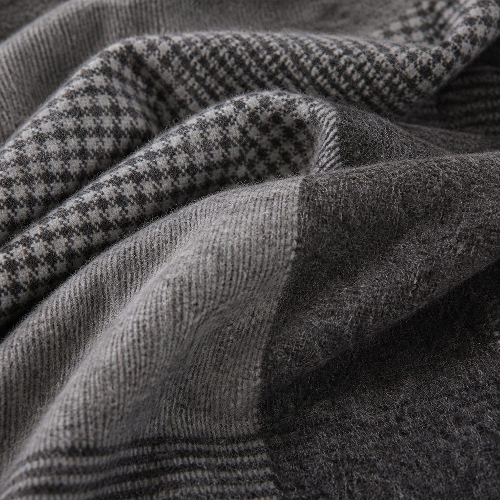 Wool Gray Throw Blanket — Oak & Hour lifestyle image 5