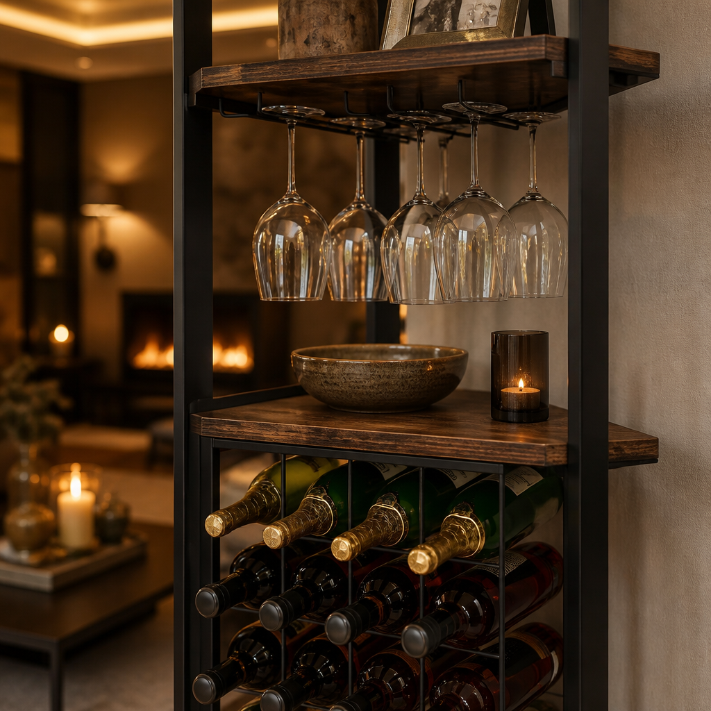 Wine Glass Storage Cabinet — Oak & Hour lifestyle image 5