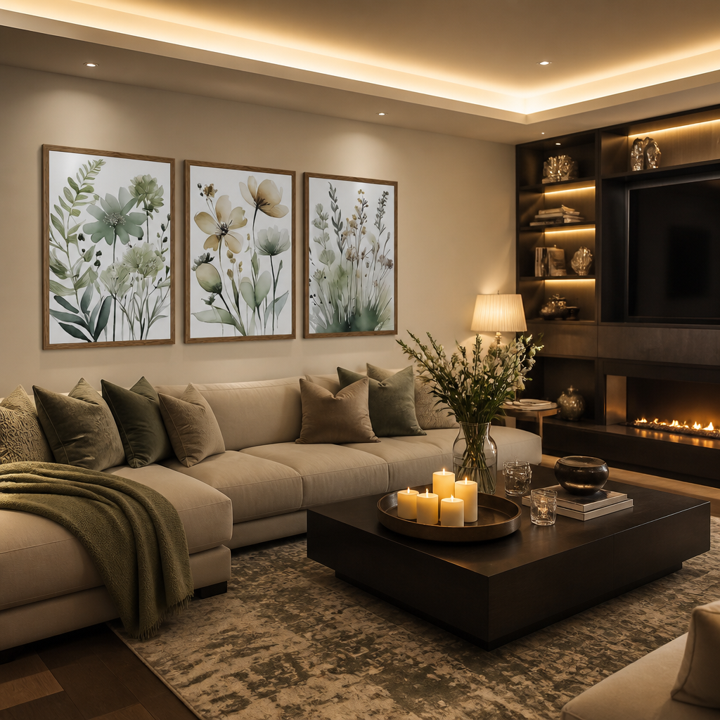 Sage Boho Wood Wall Art lifestyle view 6