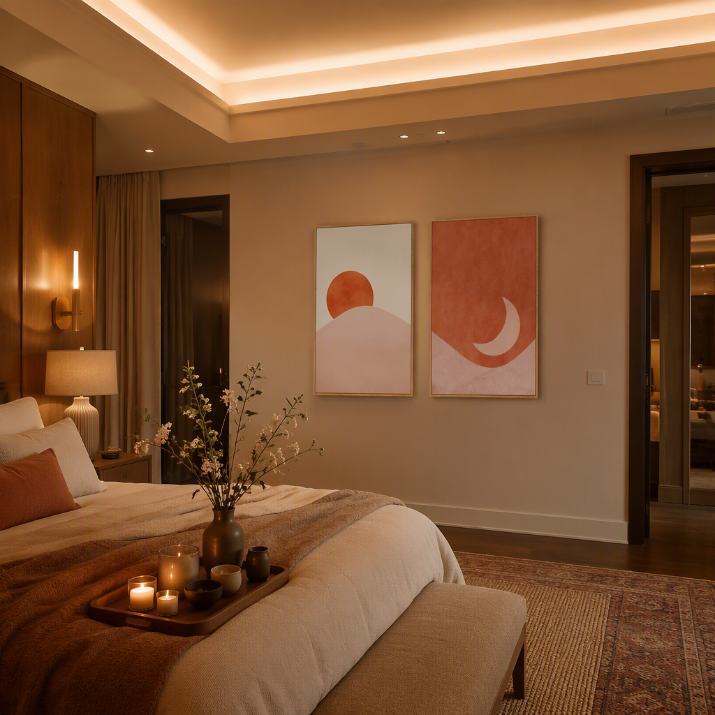 Terracotta Mid-Century Wall Art lifestyle image 6