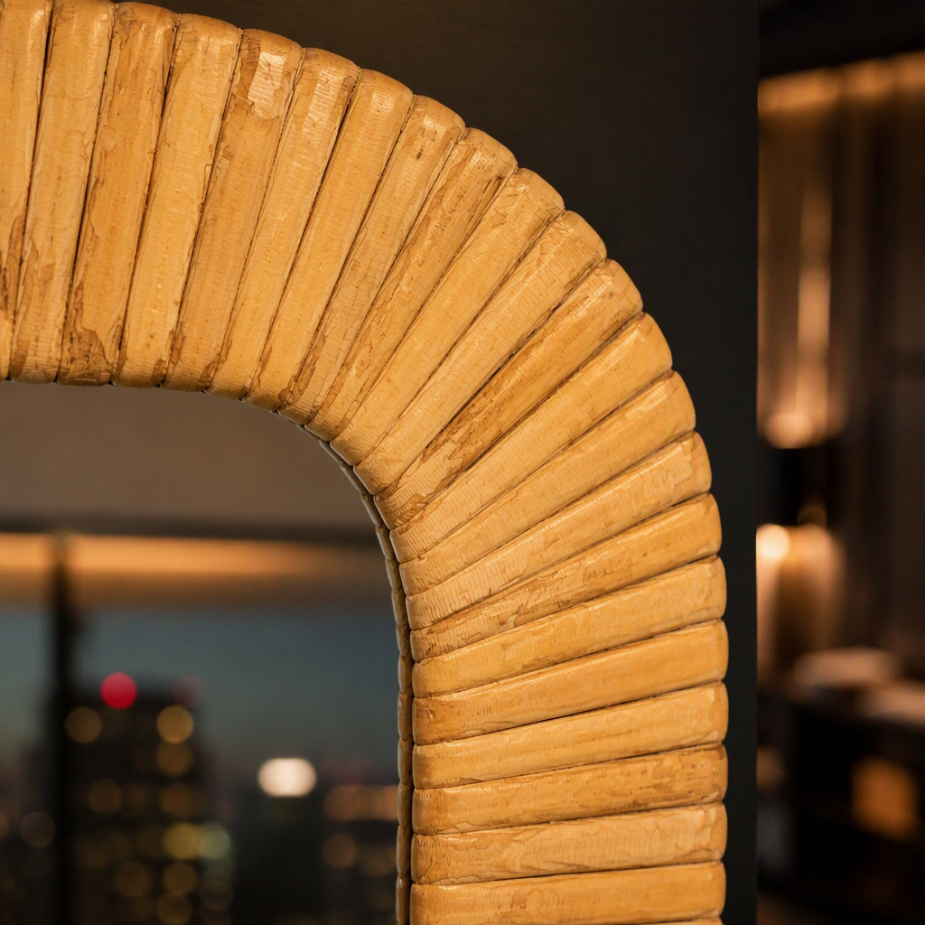 Rattan Natural Mirror lifestyle image 4