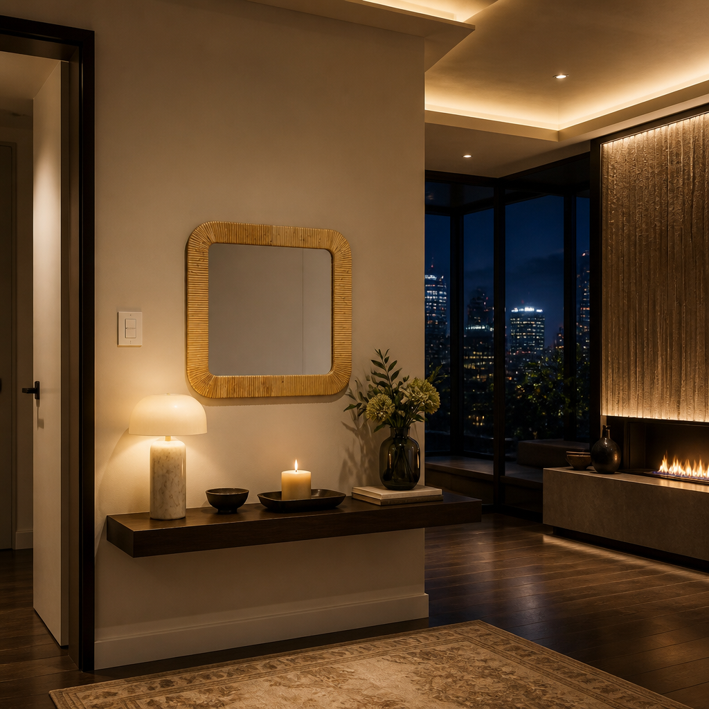 Rattan Natural Mirror lifestyle image 5