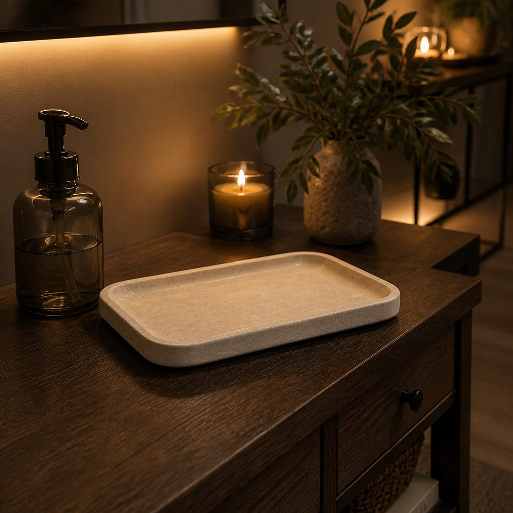 Romano Marble Decorative Tray lifestyle view 2