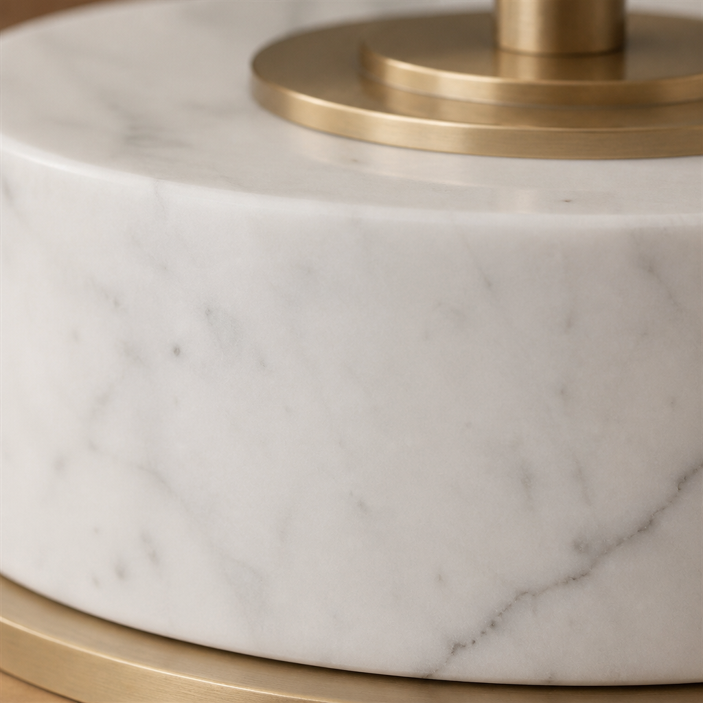 Reagan Art Deco Marble Table Lamp — lifestyle image 5