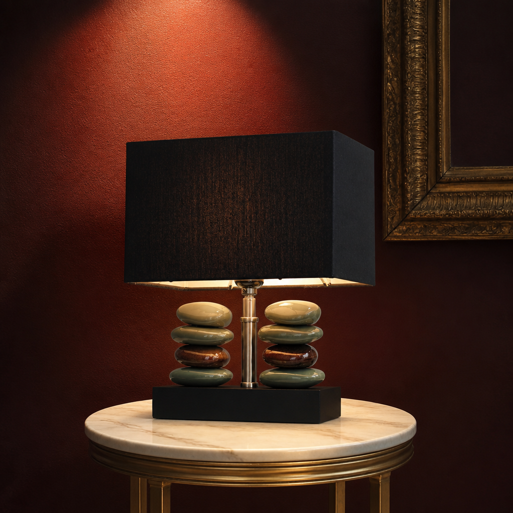 Rectangular Ceramic Table Lamp — hero image 1