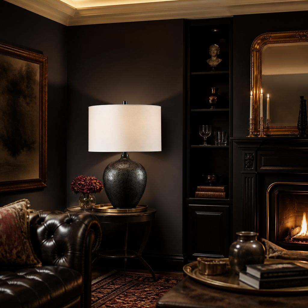 Signature Ceramic Table Lamp — lifestyle image 6