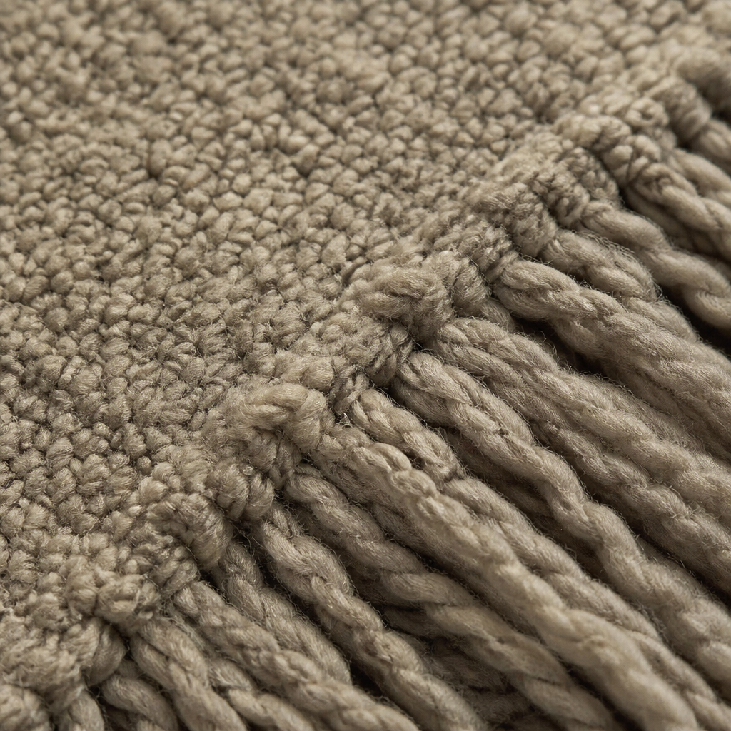 Tulum Boho Boucle Throw Blanket lifestyle image 4