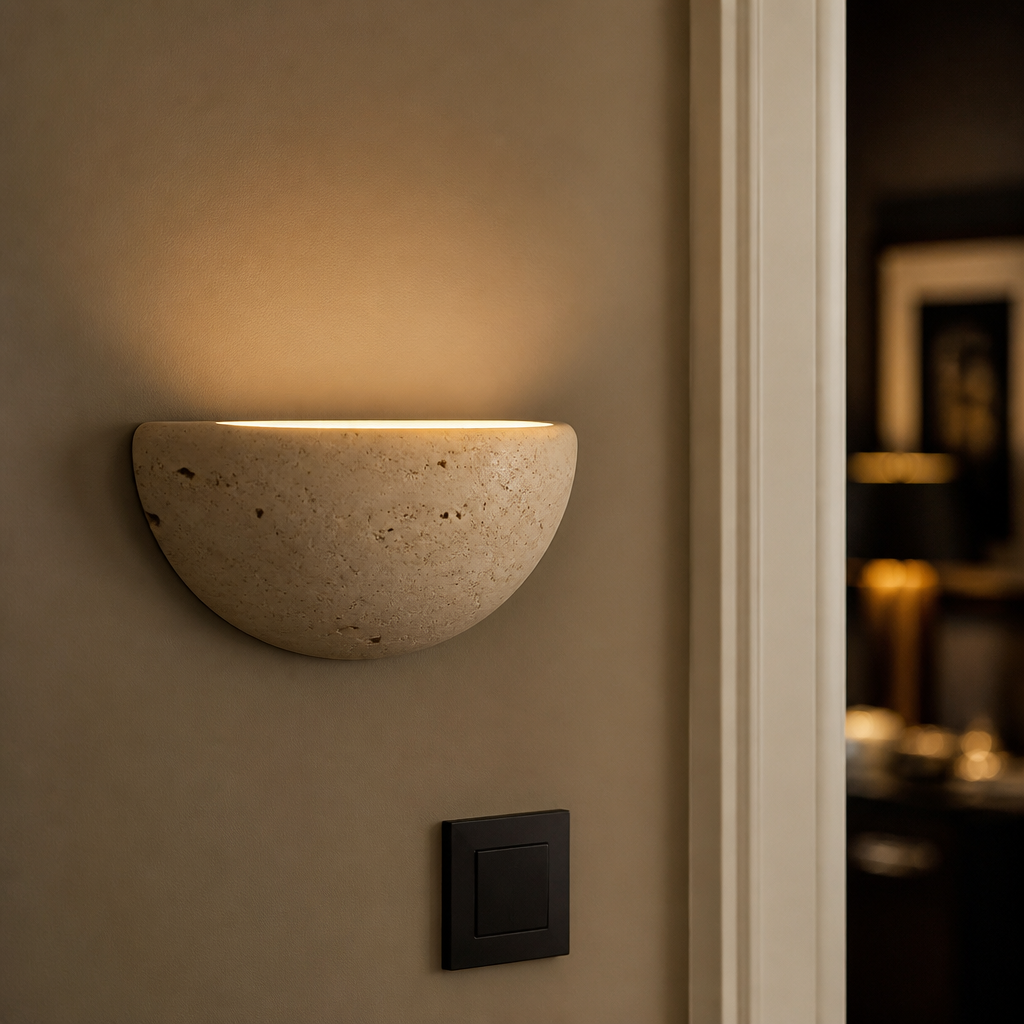 Retro Vintage Marble Wall Sconce — lifestyle image 5