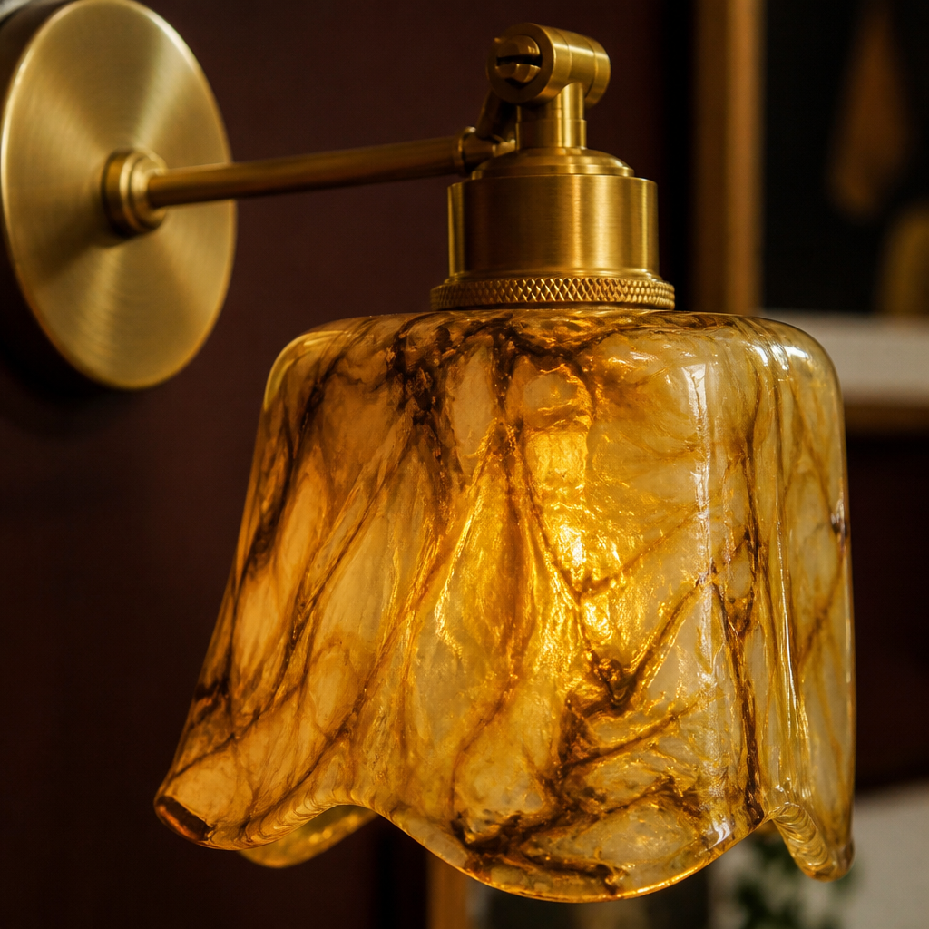 Retro Scandinavian Glass Wall Sconce — lifestyle image 5