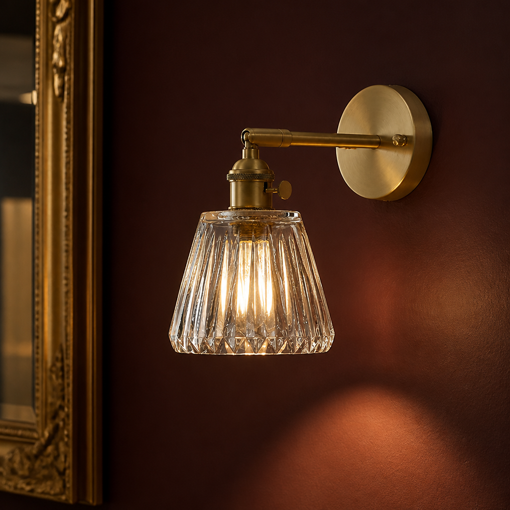 Simple Scandinavian Glass Wall Sconce hero image 1