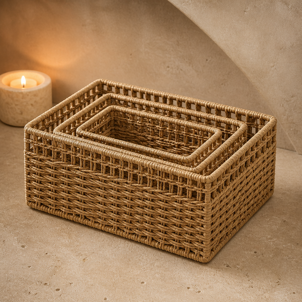 Rattan Natural Storage Basket hero image 1