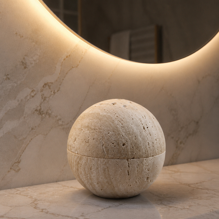 Travertine Marble Decorative Bowl II lifestyle view 1