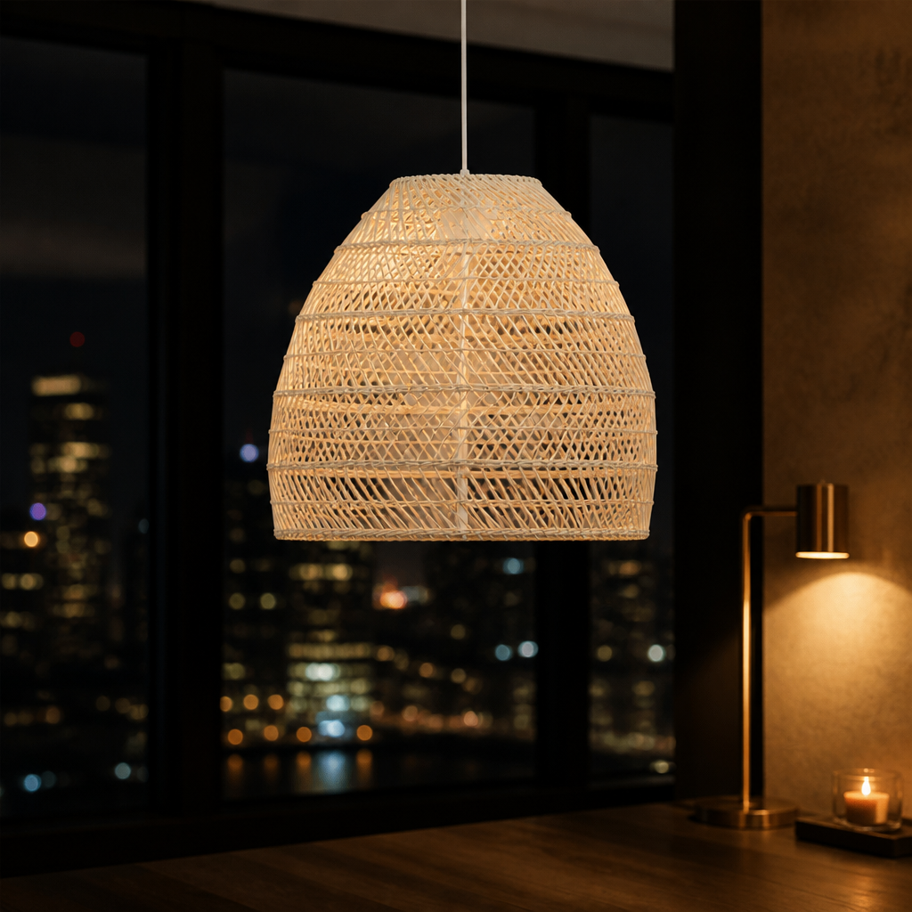 Rattan Vintage Pendant Light — hero image 1