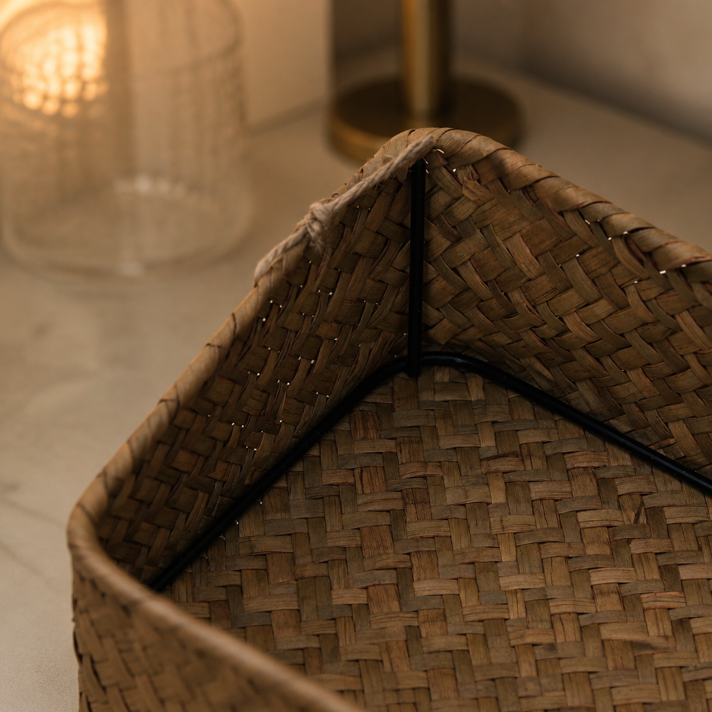 Rattan Natural Storage Basket II — lifestyle image 4