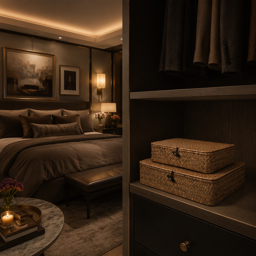 Rattan Natural Storage Basket II — lifestyle image 6