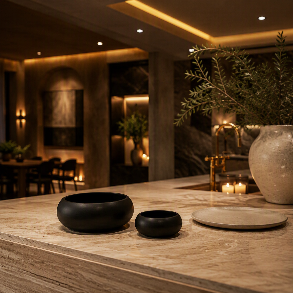 Wood Black Decorative Bowl — Oak & Hour lifestyle image 6