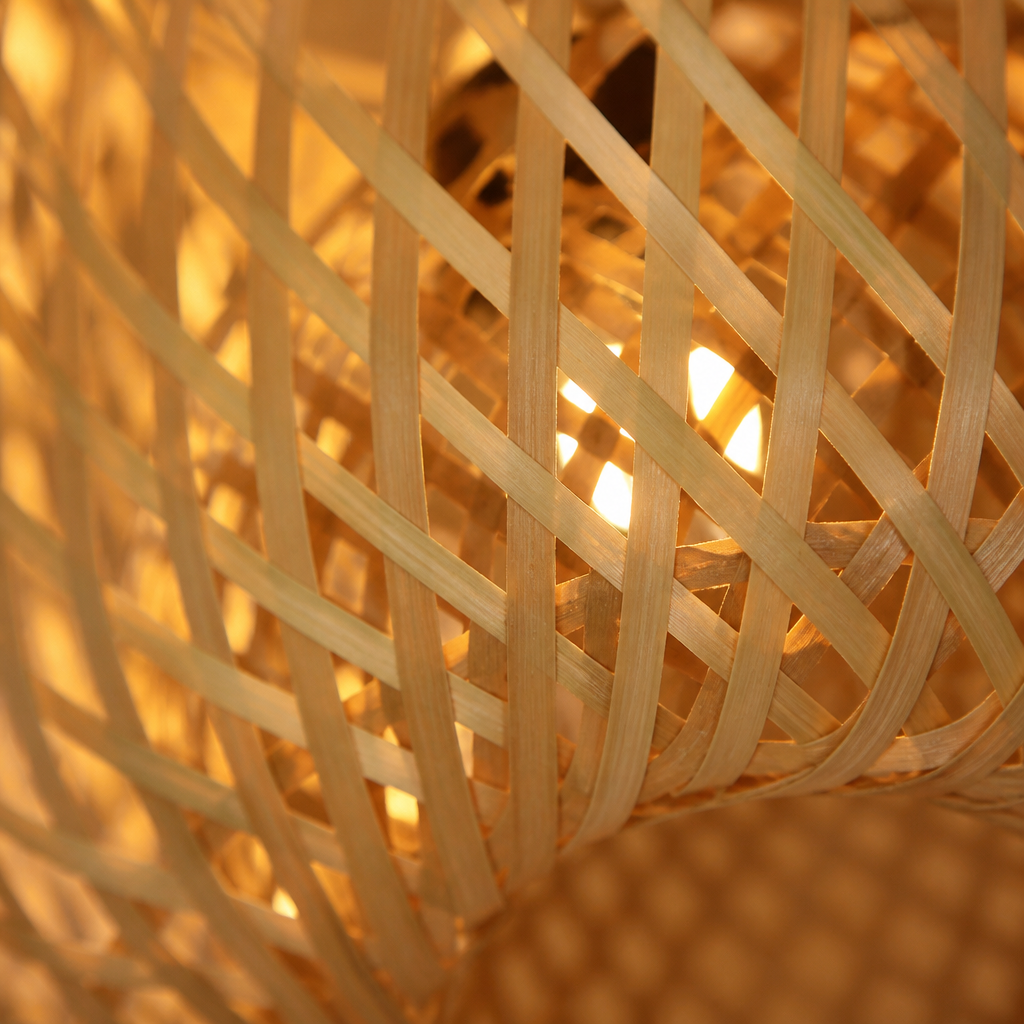 Rattan Chandelier lifestyle view 4