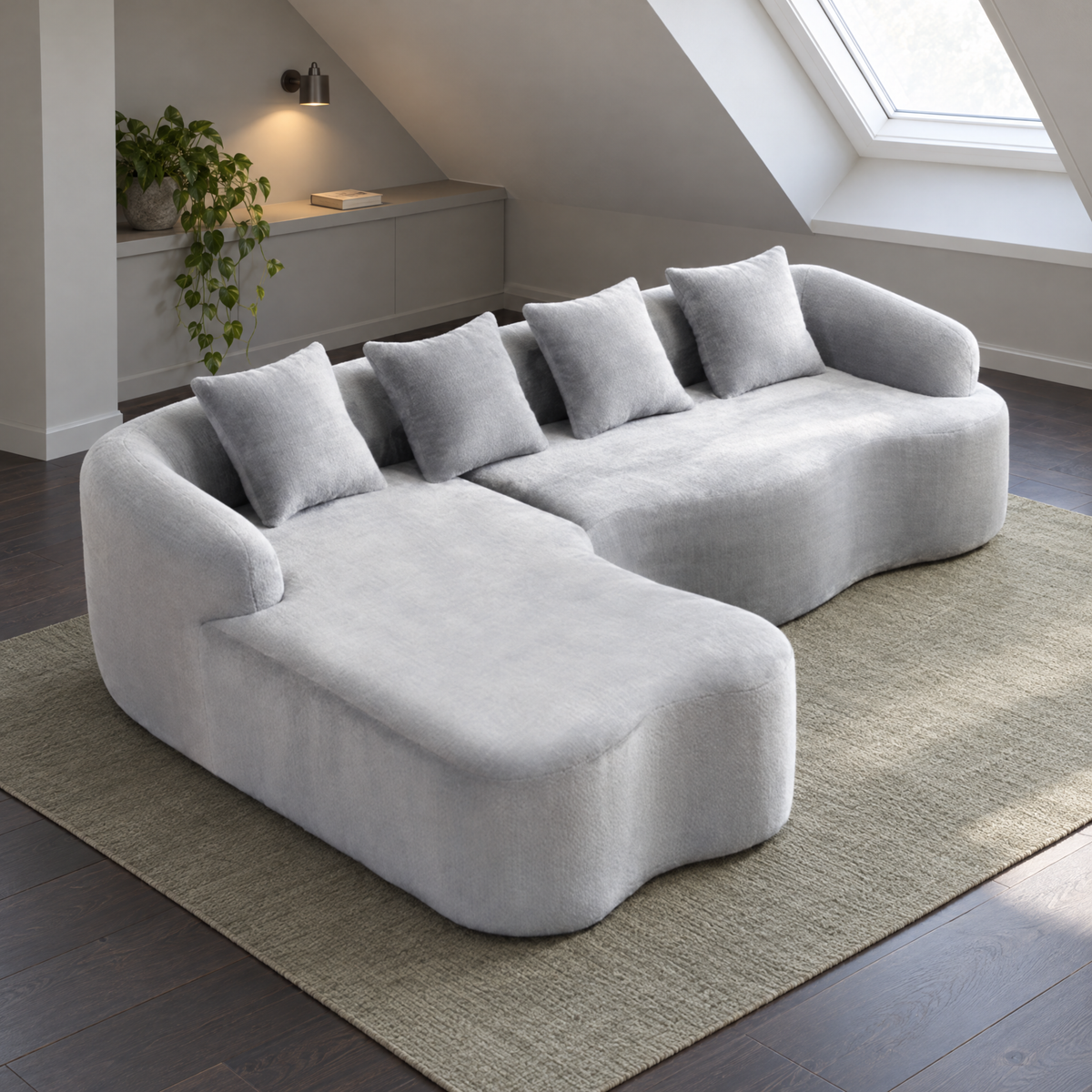 Grey Grey corner sofa
