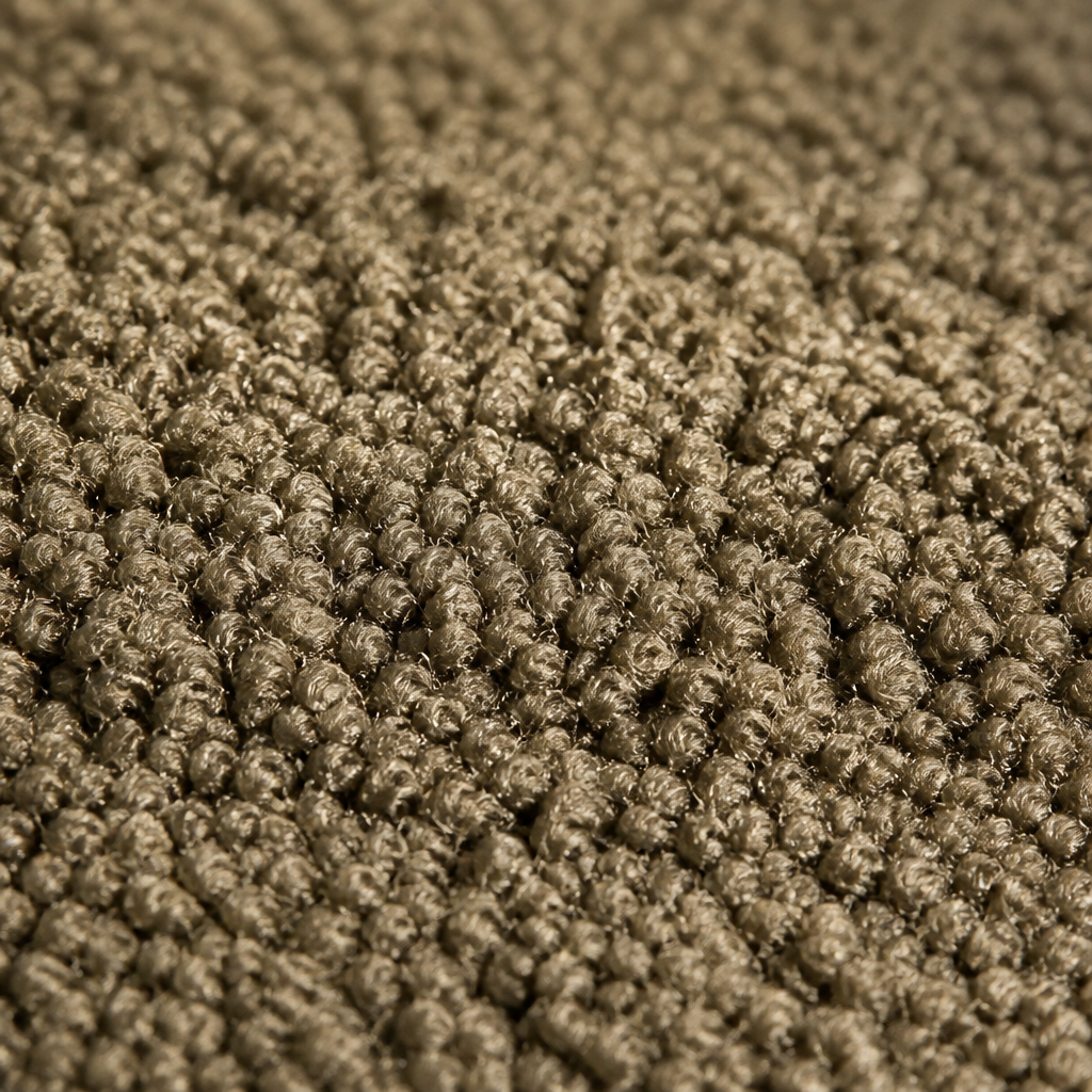 Hiend Farmhouse Boucle Throw Blanket - macro close-up of the boucle loop face