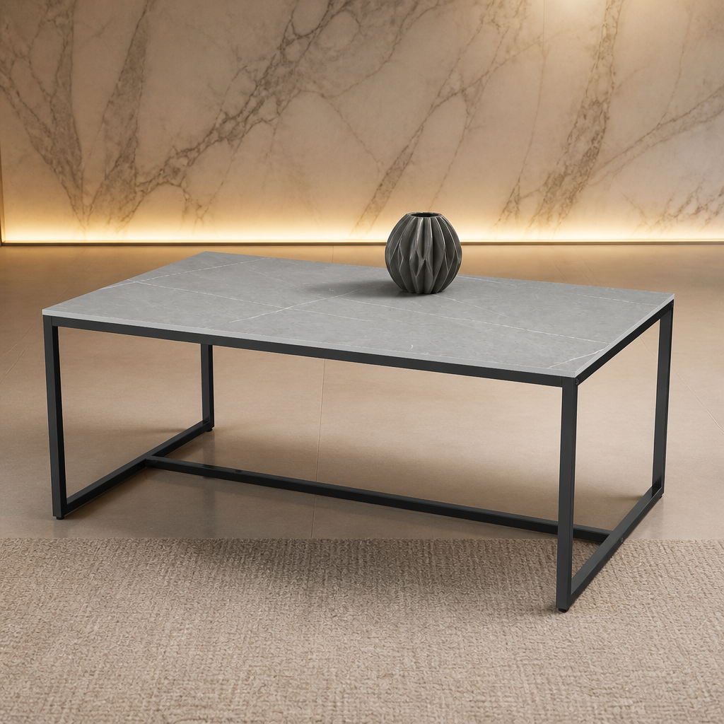 Modern marble coffee table hero