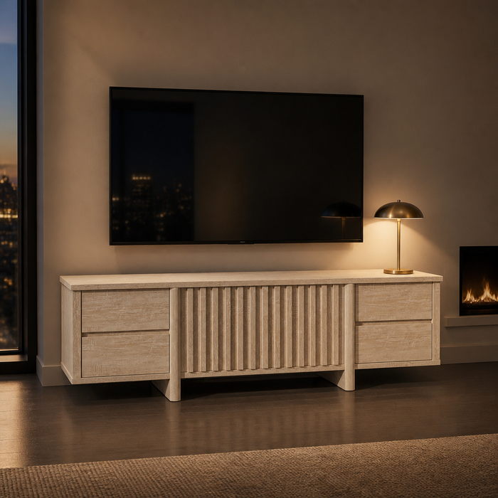 Mid-Century Natural TV Stand lifestyle image 1