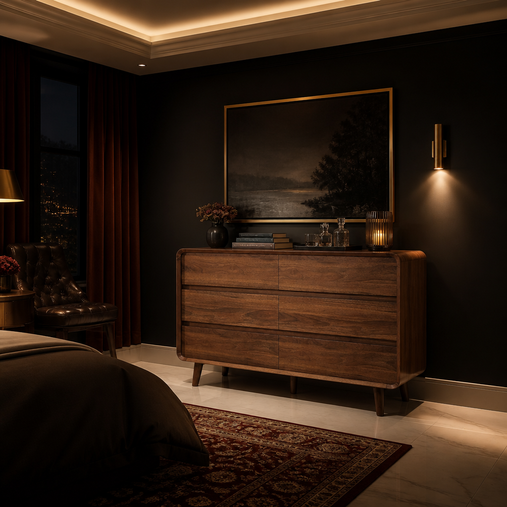 Oak & Hour Mid-Century Walnut Dresser — generated variant image 6