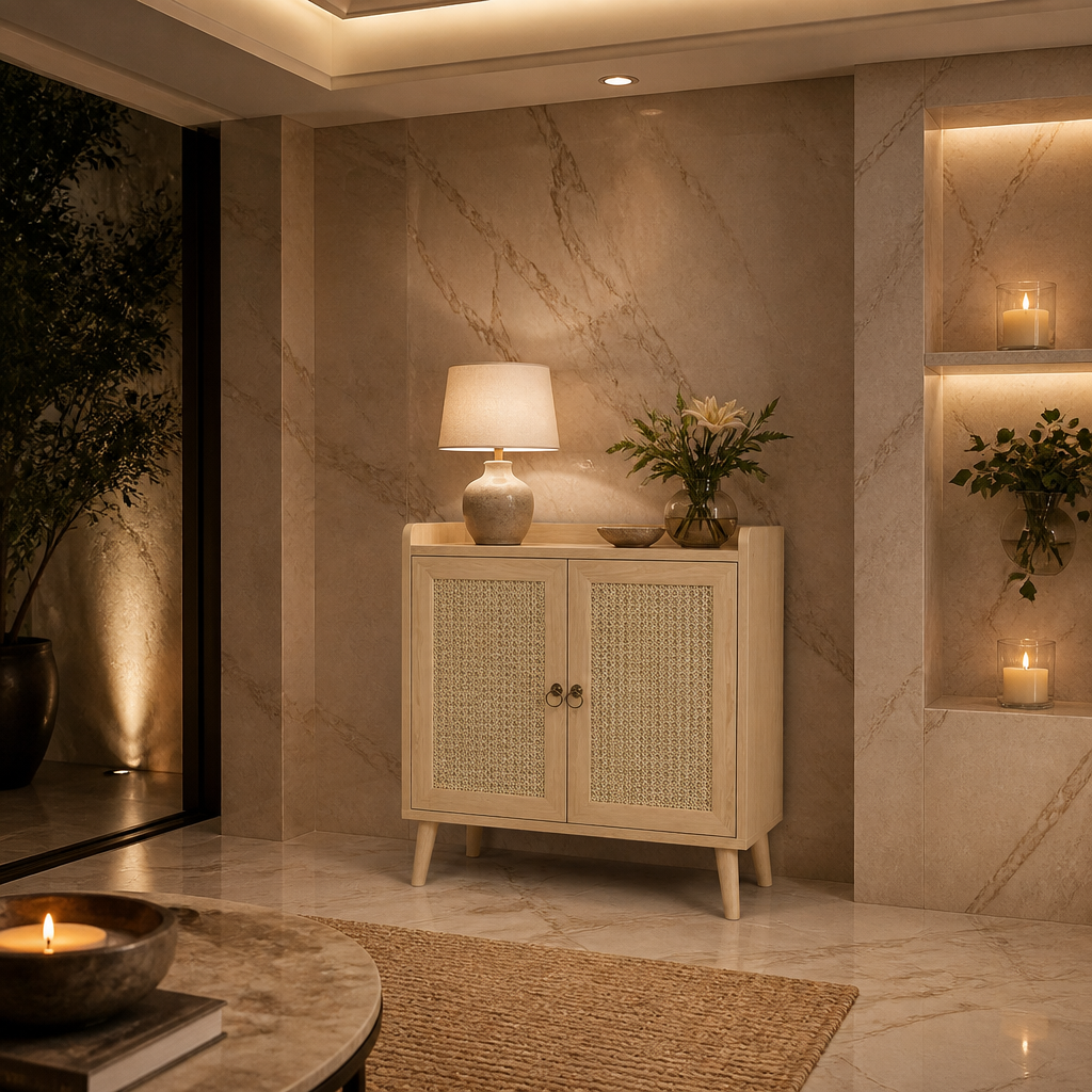 Mid-Century Rattan Sideboard lifestyle image 6