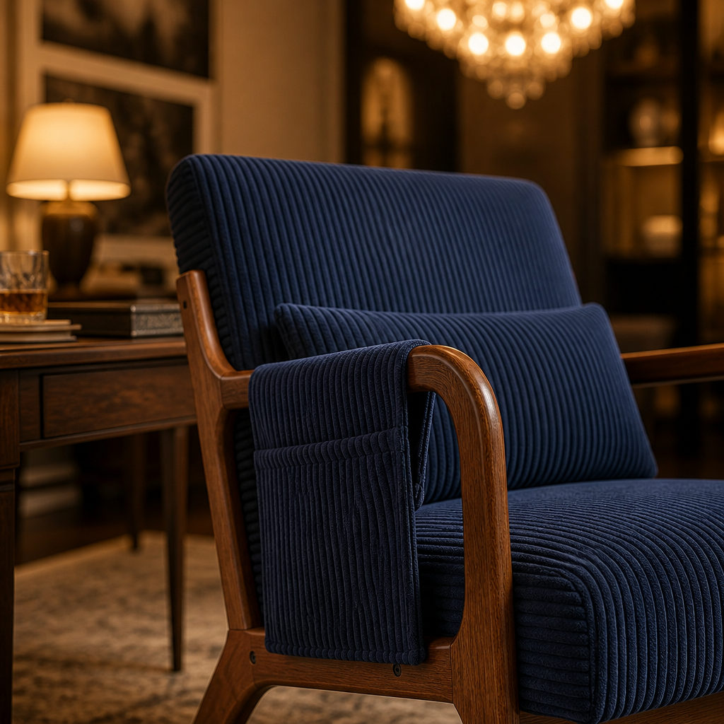 Mid-Century Solid Wood Office Chair lifestyle image 4