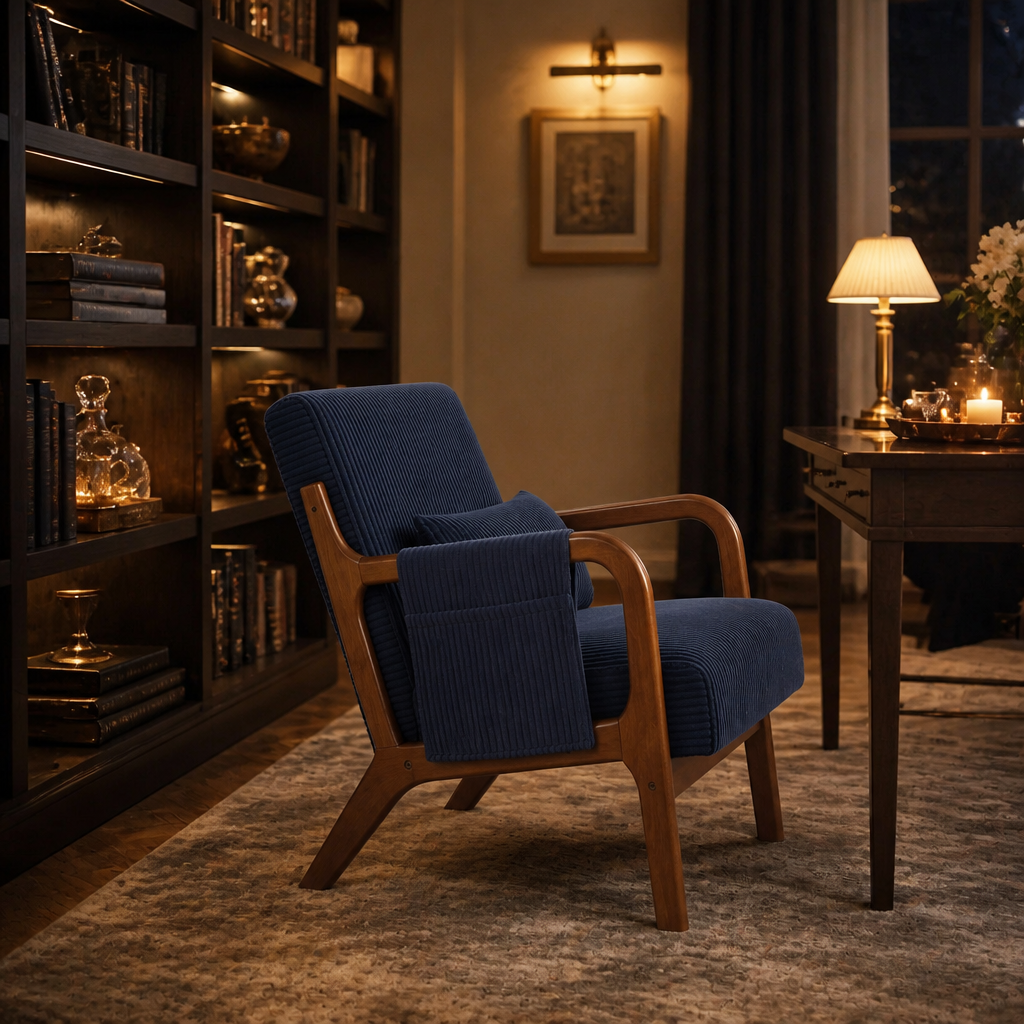 Mid-Century Solid Wood Office Chair lifestyle image 5