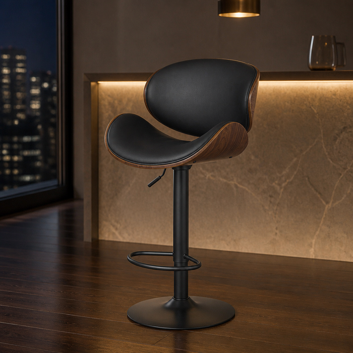 Oak & Hour Modern Bar Stool — generated gallery image 1