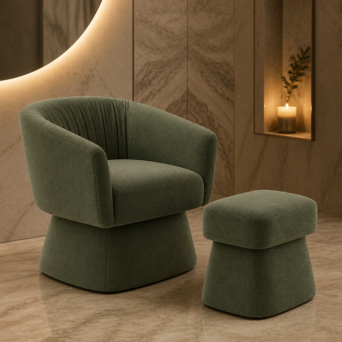 Oak & Hour Modern Boucle Accent Chair — generated gallery image 1