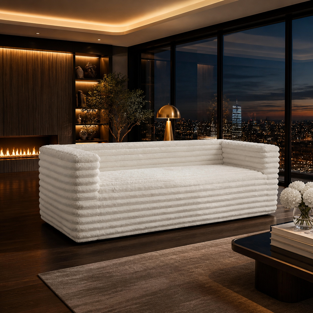 Oversized Luxury Corduroy Sofa lifestyle view 2