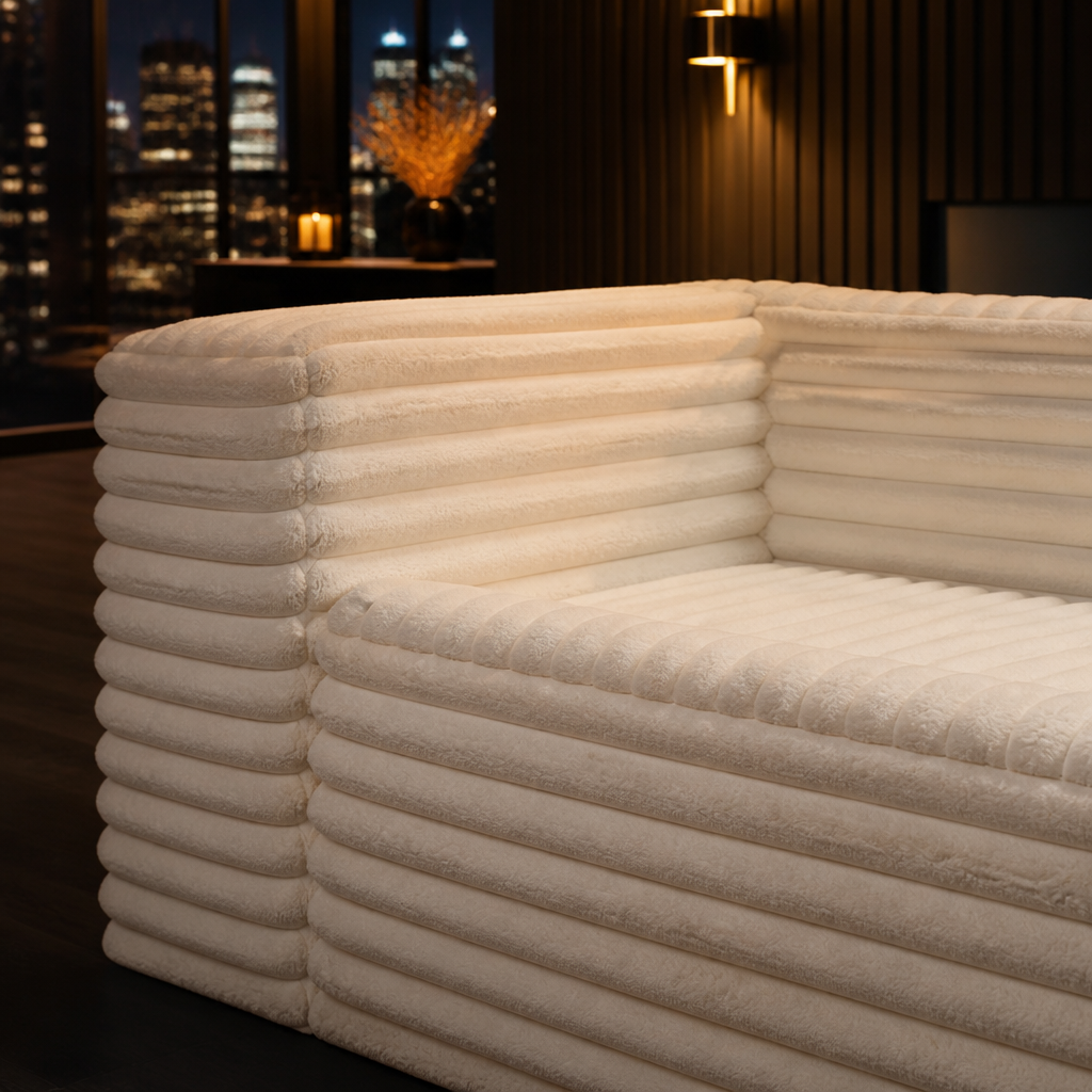 Oversized Luxury Corduroy Sofa lifestyle view 4