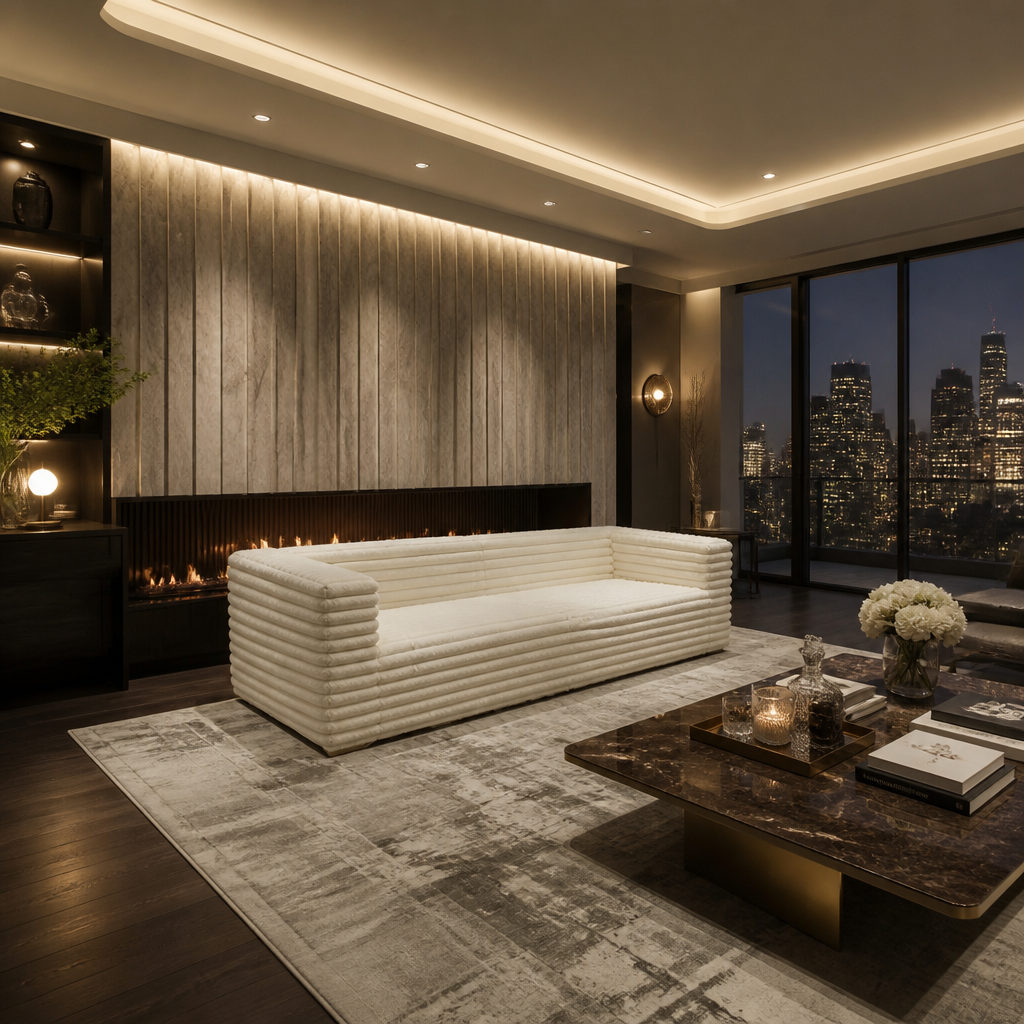 Oversized Luxury Corduroy Sofa lifestyle view 5