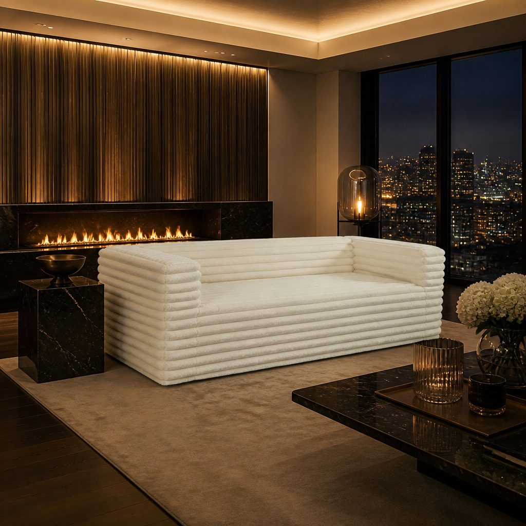 Oversized Luxury Corduroy Sofa lifestyle view 6