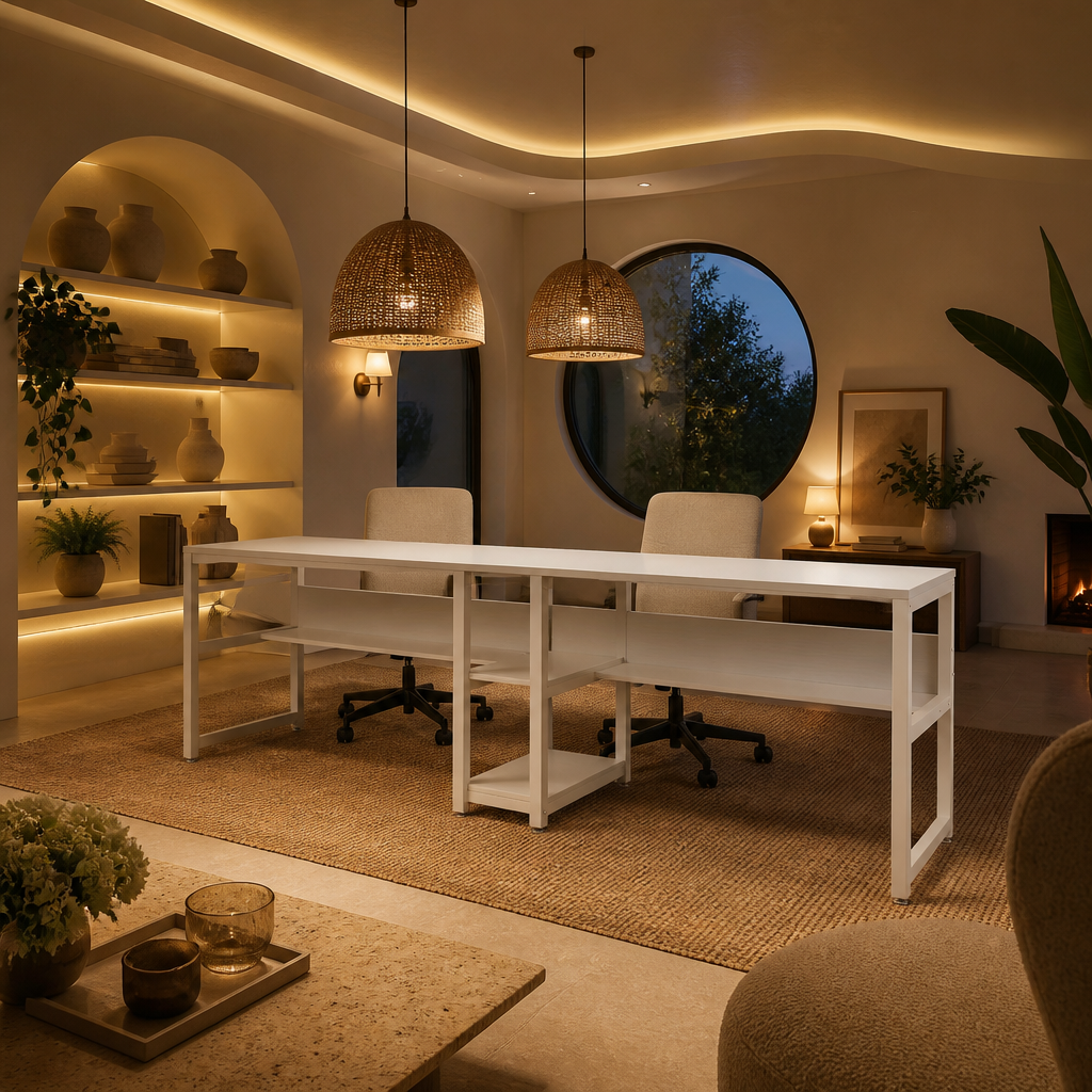 Person Farmhouse Desk lifestyle view 2
