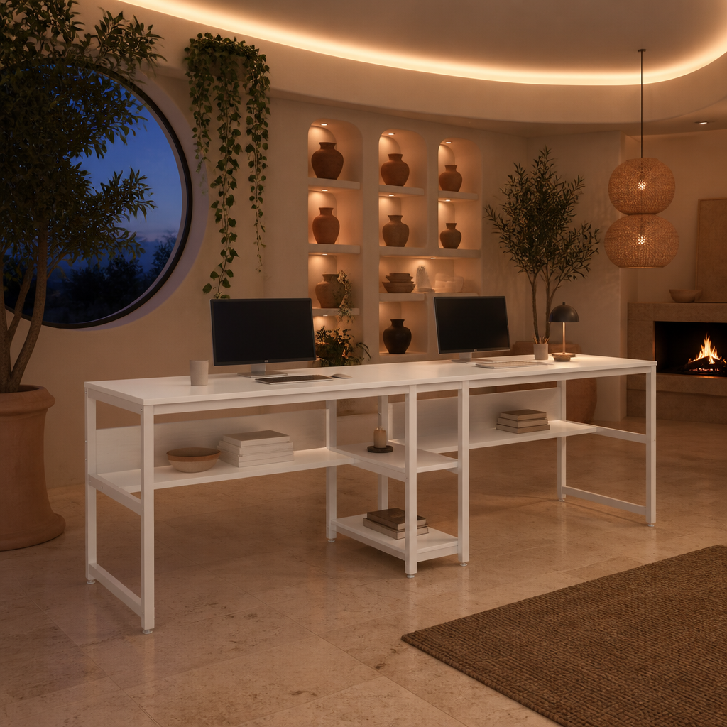 Person Farmhouse Desk lifestyle view 3