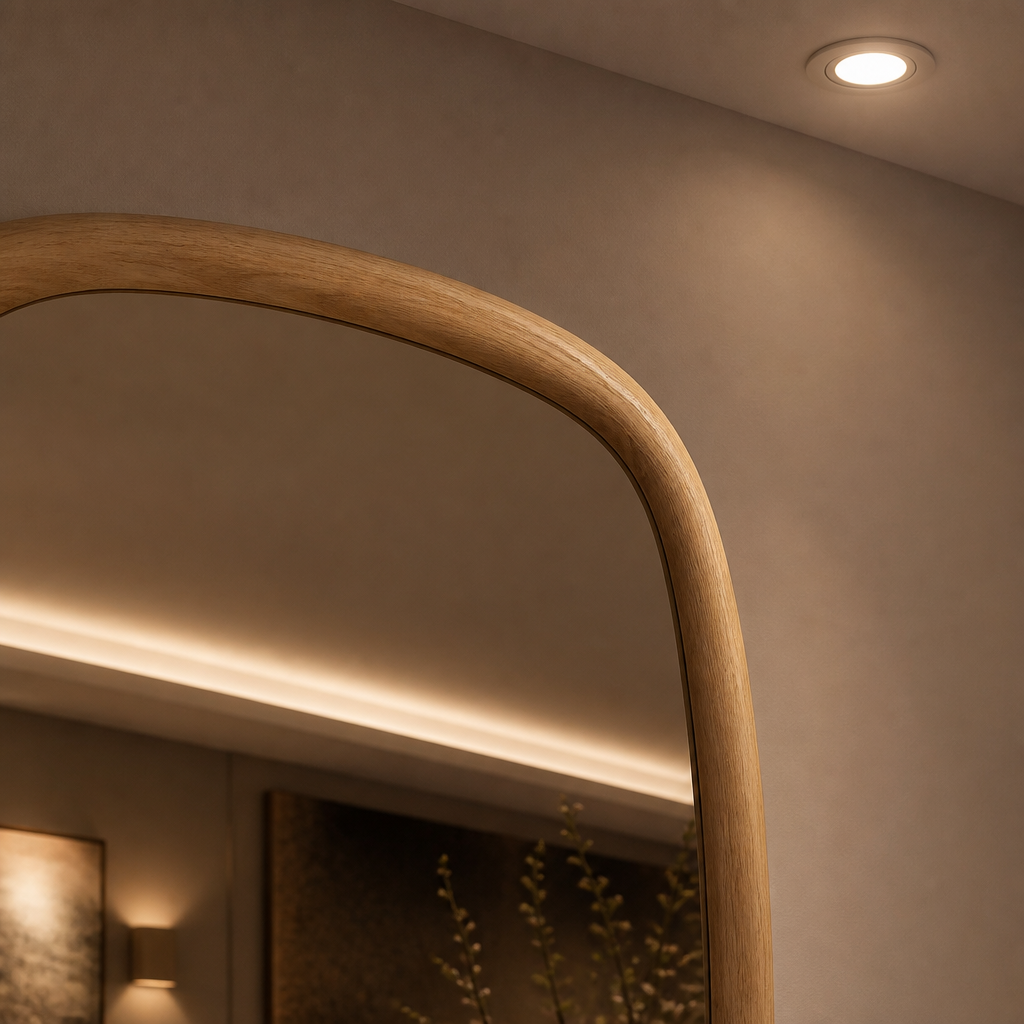 Organic Wood Mirror — lifestyle image 3