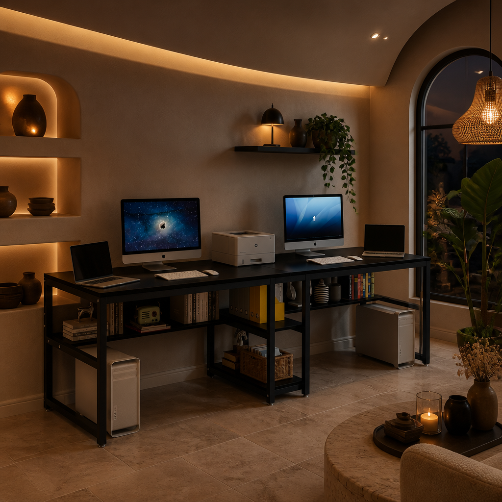 Person Farmhouse Desk lifestyle view 7