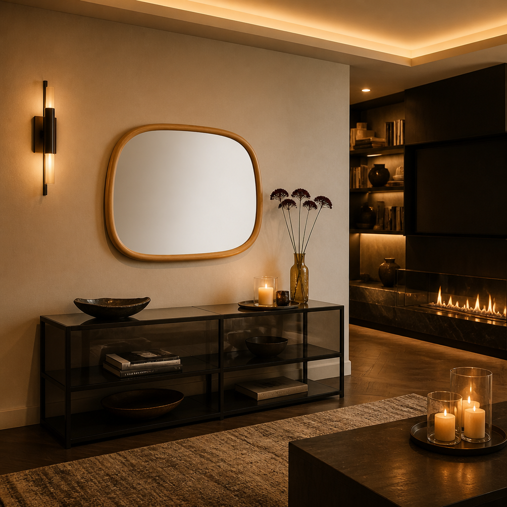 Organic Wood Mirror — lifestyle image 6