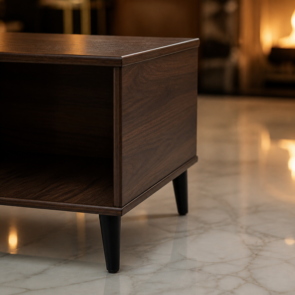 Piotr Walnut Coffee Table lifestyle view 4