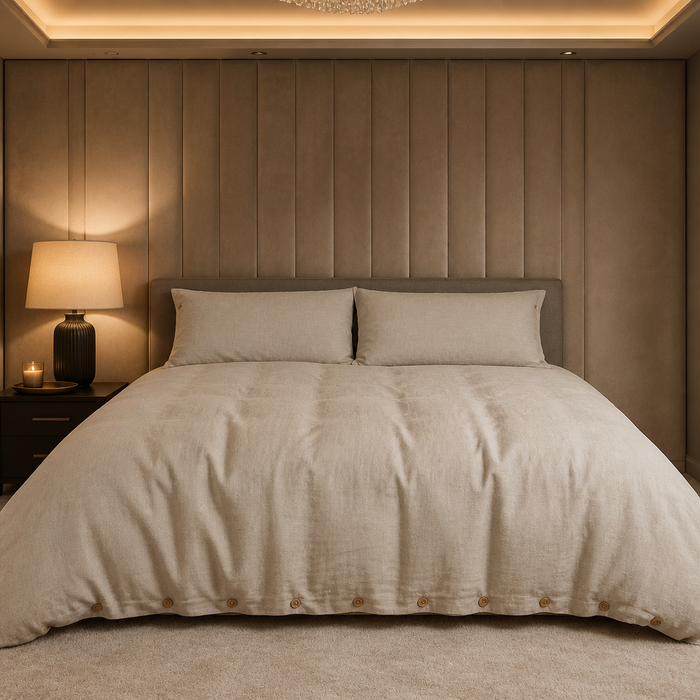 Pure Linen Duvet Set lifestyle view 1