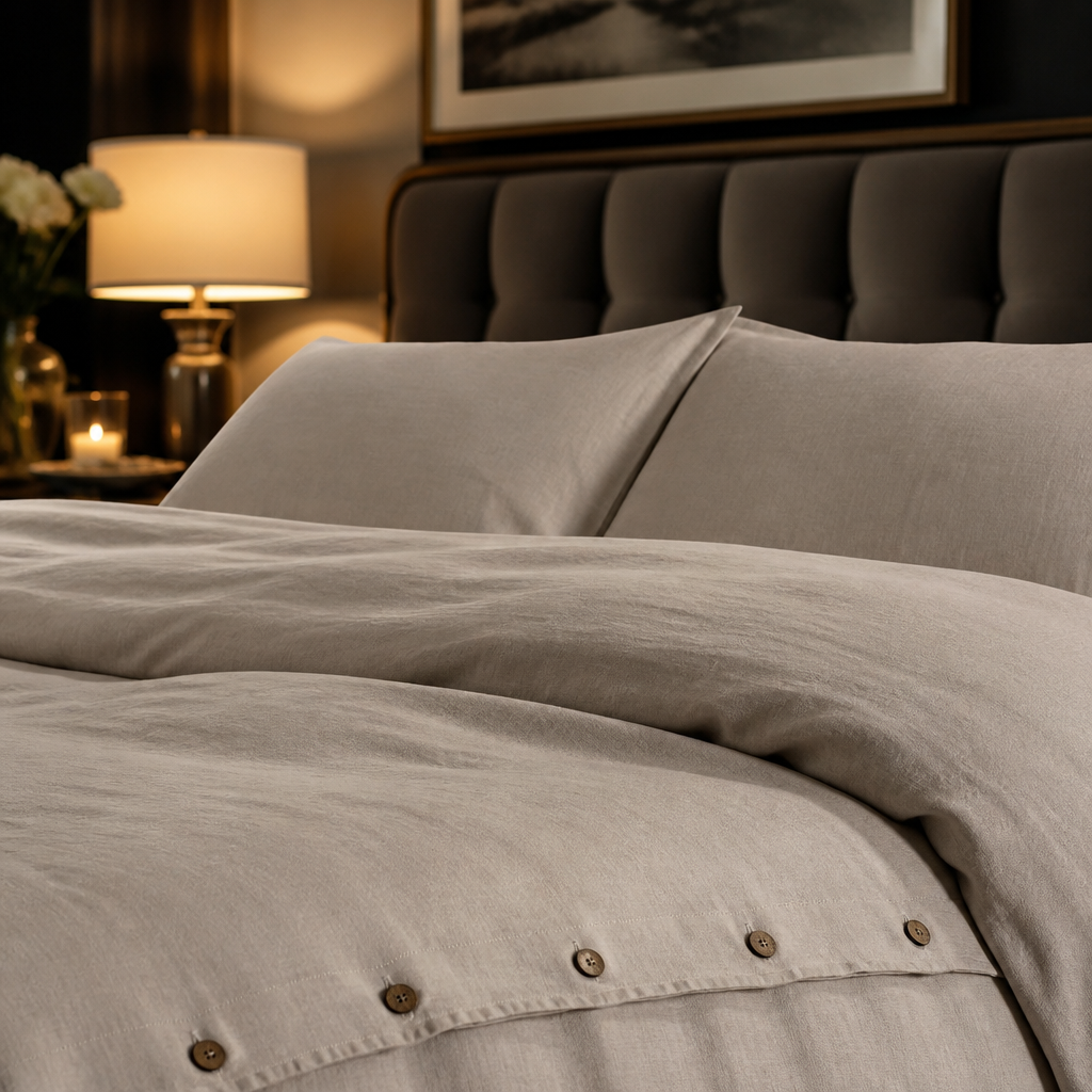 Pure Linen Duvet Set lifestyle view 3