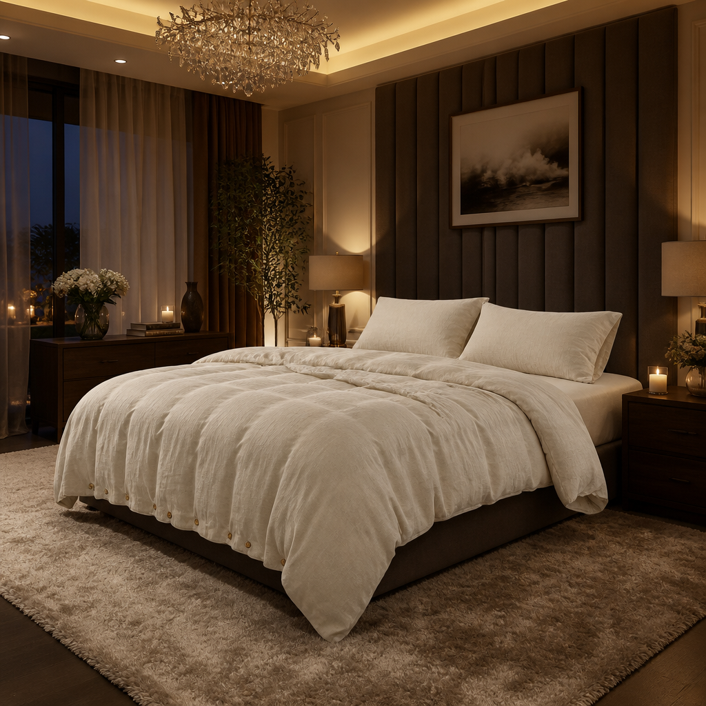 Pure Linen Duvet Set lifestyle view 5