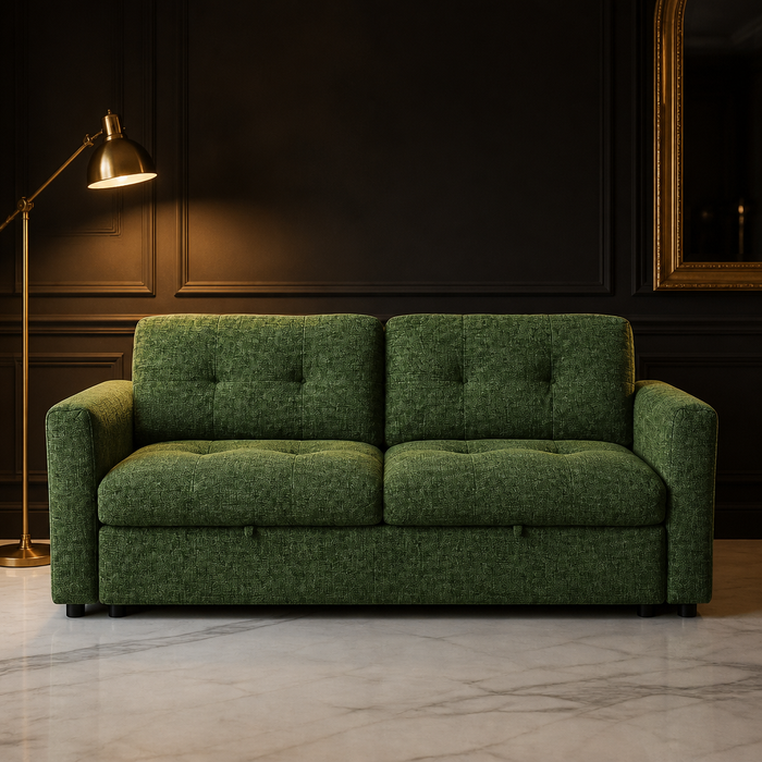 Oversized Chenille Loveseat — hero image 1