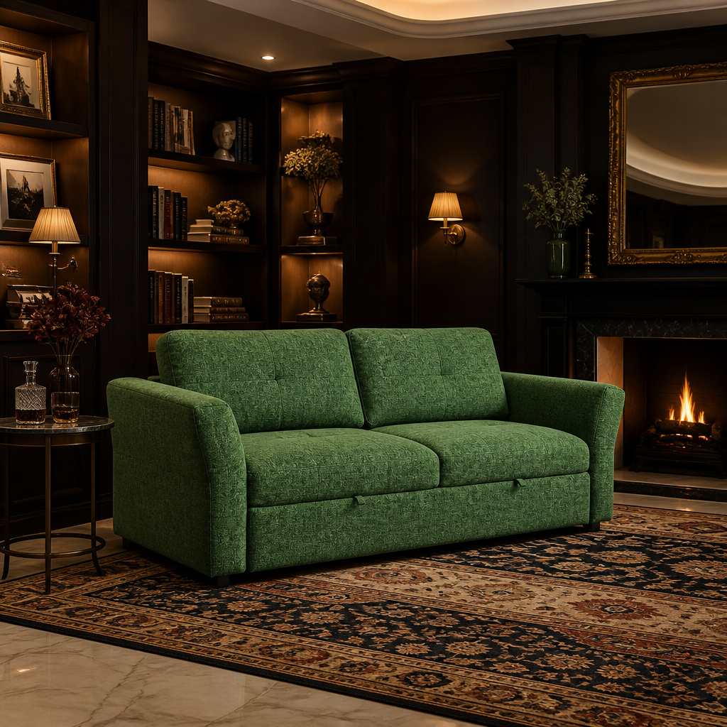 Oversized Chenille Loveseat — lifestyle image 3