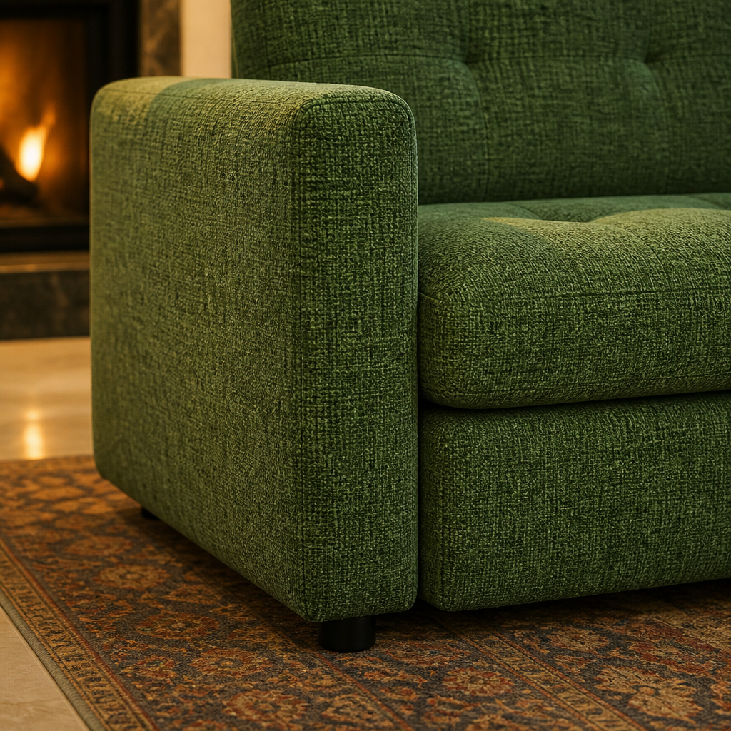Oversized Chenille Loveseat — lifestyle image 5